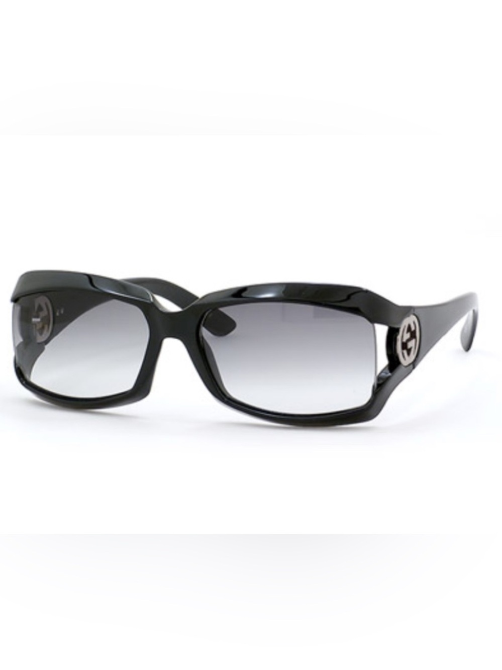 Authentic GUCCI Sunglasses Black w/Silver Accents GG 2599/S